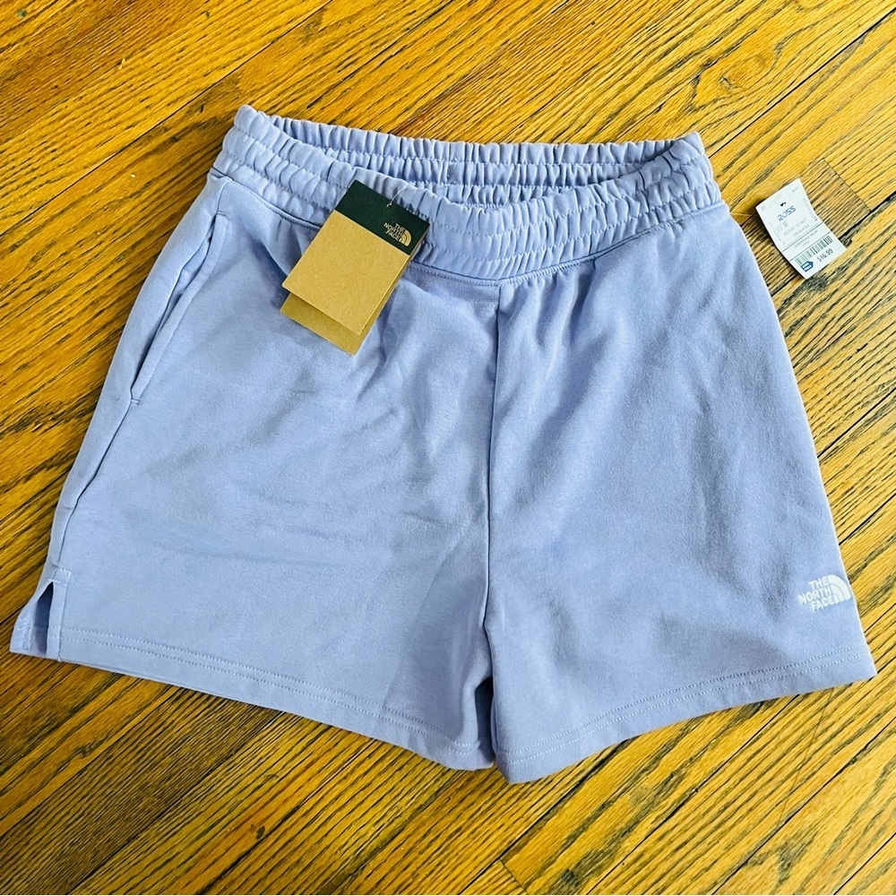 The North Face Lavender Evolution cotton Short floral biker short 2 bundle set - Picture 3 of 5